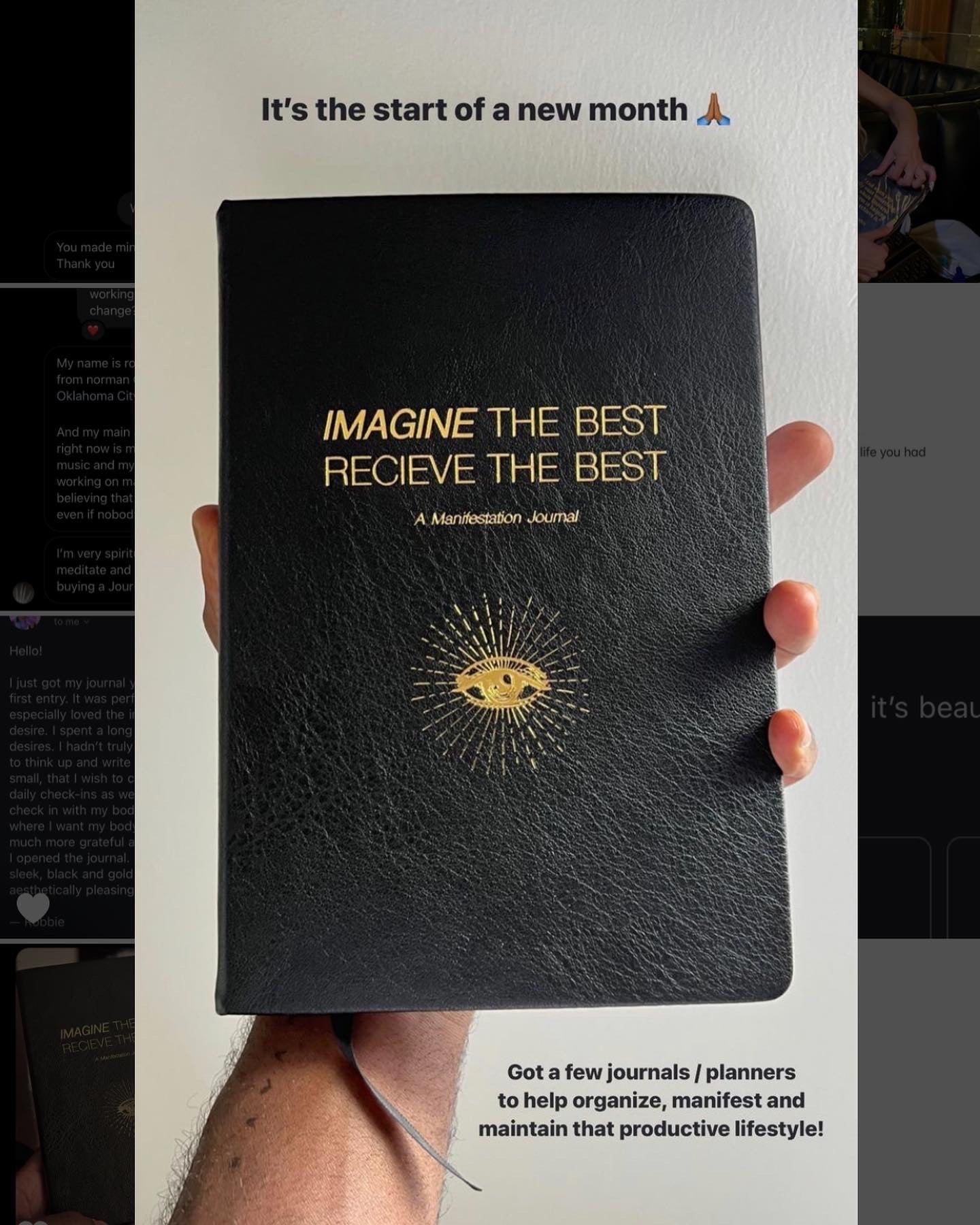 "ImagineTheBest" Manifestation Journal